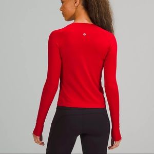 Swiftly Tech Long Sleeve Shirt 2.0 Race Length (Dark Red/Dark Red)